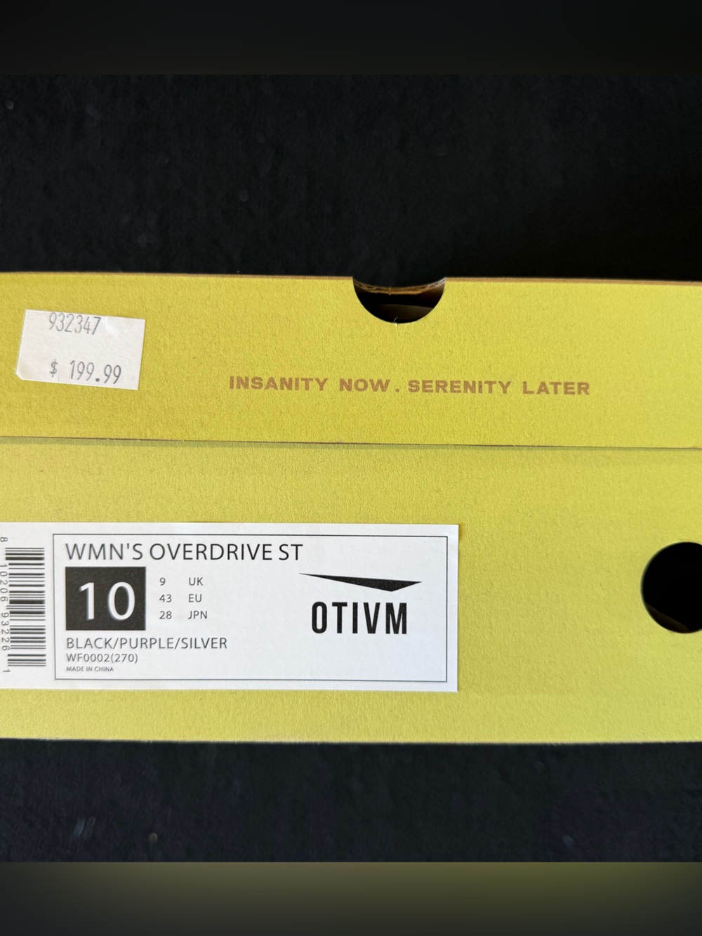 Women’s OTIVM Overdrive ST in black/purple/silver - Picture 10 of 11